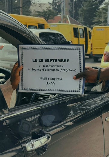 📢 C’est le moment ! Préparez votre avenir ! Le test d'admission et la séance d'orientation à l'Université Révérend Kim approchent. 🗓️ Date : Le 28 Septembre 📍 Lieux : N'djili & Lingwala ⏰ Heure : 8h00 pile Ne manquez pas cette opportunité ! Faites tourner l’info ! 📣