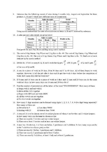 2 PUC - BASIC MATHEMATICS ASSIGNMENT 2025-26 #banglore #mafem #trshetty #basicmathematicsassignment