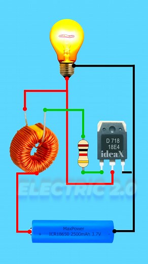 11K views · 59 reactions | DIY 3.7V Battery to 220V AC Inverter Circuit #electronic #electronics #diy | Electric 2.0 | Facebook