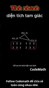 Slow-Motion Solution: A Mind-Blowing Hack to Calculate Triangle Areas in a Flash! #mathlogic #cod...