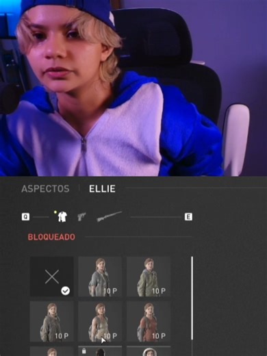 como cambiar skin de ellie en #thelastofuspart2 #thelastofus
