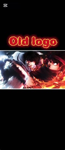 Old logo and new logo in blox fruit