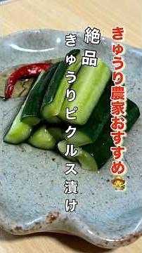 きゅうり農家がおすすめする疲労回復効果レシピ【きゅうりのピクルス】