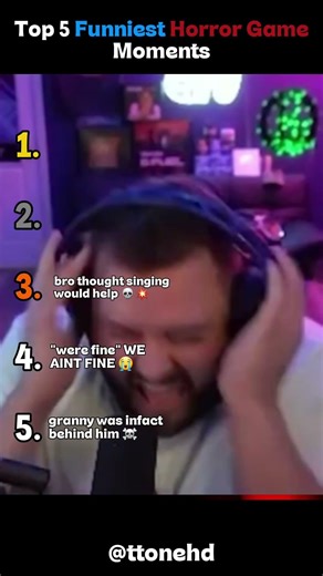 Top 5 Scary Game Jumpscare Moments With The Funniest Reactions 😱😂 #shorts