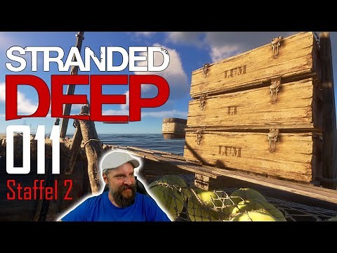 STRANDED DEEP 🦀 S2E011: Planken sägen & Container Regal 🦀 german gameplay