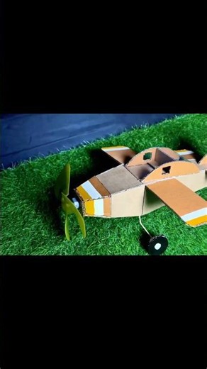 Cardboard Airplane That Actually Flies! ✈️ #diy #experiment #shorts