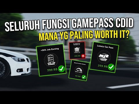 Fungsi Dari Seluruh Gamepass CDID, Mana Yang Paling Worth It?! - Roblox Indonesia