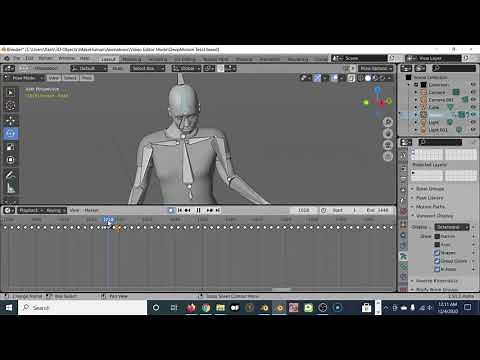 DeepMotion AI Blender Rig Fixes