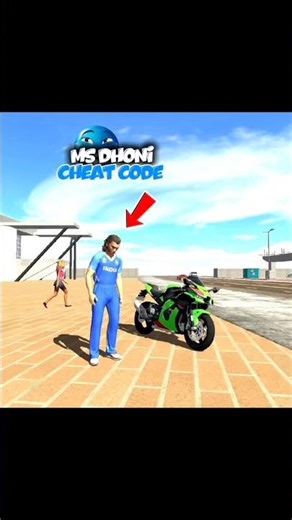 MS DHONI CHARACTER CHEAT CODE 😲 INDIAN BIKE DRIVING 3D #shorts #indianbikedriving3d