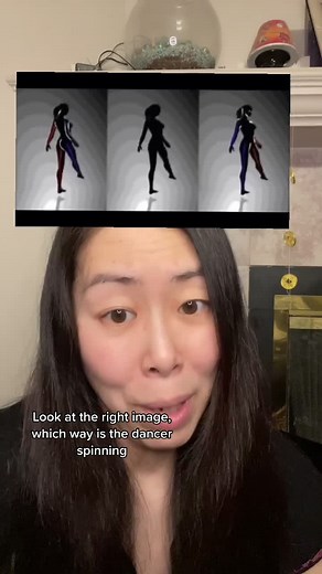 Decipher the Direction of the Spinning Dancer