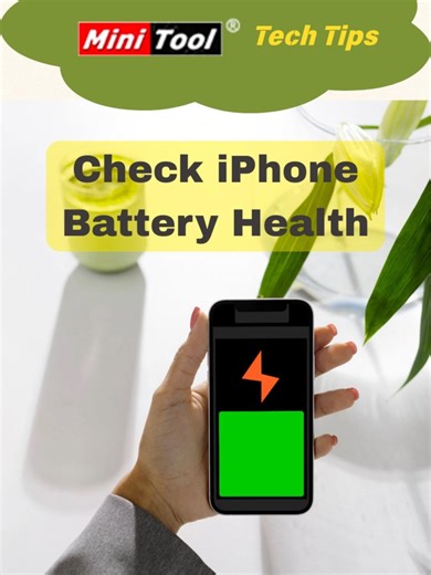 Wondering if your iPhone battery is still in good shape? Follow the guide to check it in just a few seconds! #iphonetips #batteryhealth #batteryhealthcheck