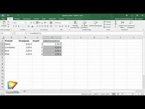 OneNote 2016 – Grundlagen Tutorial: Tabellen erst. und in Excel-Tabellen konvert. |video2brain.com