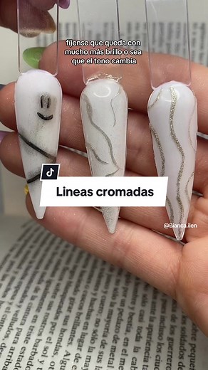 Diseños de uñas: Opciones para Lineas Cromadas sin Gel | Bianca Yaz