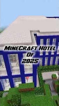 I BUILT A HOTEL IN MINECRAFT💯🔥 #shorts #minecraft #gaming