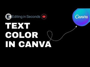 How to Change Text Color on Video in Canva (Canva Tutorial)