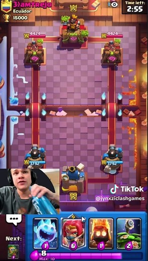 Follow to watch @Jynxzi play clash Royale #clashroyale #fyp