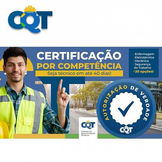 Confira a autorização específica do CQT para o Técnico de Competência!