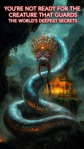When the Naga Awakens The Sacred Serpent Guardian of Hidden Realms 🐍✨ #mythicalcreatures #naga