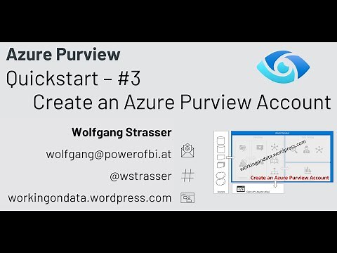 Azure Purview Quickstart #3 Create an Azure Purview Account