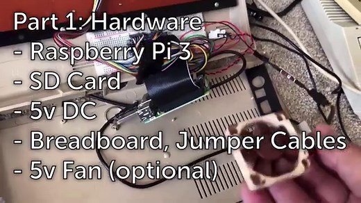 Raspberry Pi with actual Commodore 64 Keyboard - BMC64 Pi, NO Keyrah required!