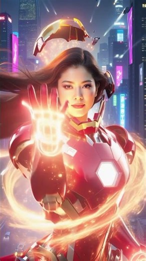 From Glam to Armor | Iron Woman Transformation