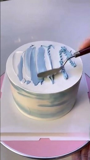 Blue Valentine Cake Recipe: Simple & Romantic #cakedecorating #ValentinesDayFood