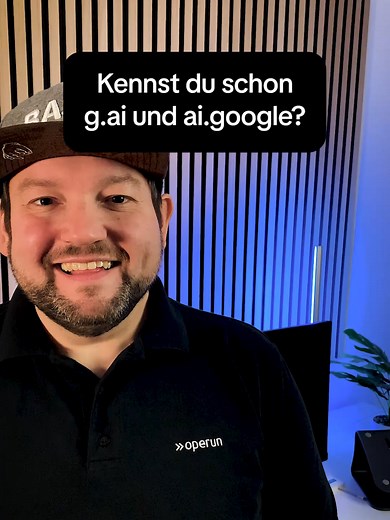 Die neue Domain g.ai macht den Einstieg in Googles KI Welt so einfach wie noch nie. Google bündelt dort den Zugang zu seinen KI-gestützten Tools und stellt einen schnellen Shortcut zur gesamten AI Platform bereit. Gemini steht im Mittelpunkt und wird auf g.ai und ai.oogle mit Demos zu Code Hilfe, Reiseplanung und vielen weiteren Funktionen gezeigt, die dir einen direkten Einblick in die Möglichkeiten der Modelle geben. Was hältst du von Googles neuem Einstiegspunkt? #ai #ki #google #gemini #tech