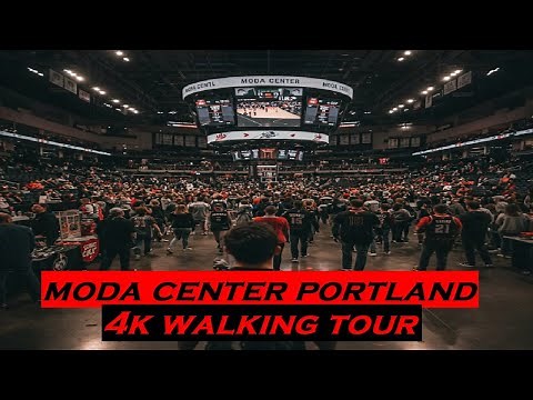 Moda Center | 4k Walking Tour | Rose Garden