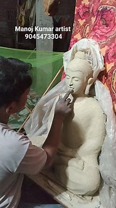 20 reactions | Buddha statue clay work 30 inch Manoj Kumar 9045473304 #buddha #buddhism #clayart #claymodelling #fibberglasstatu #viralreels #viralreelsfb #video | Manoj Kumar | Facebook