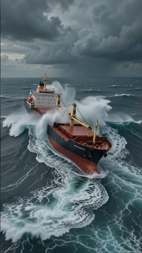 Inside the Bridge During a Cargo Ship Hurricane #maritime #technology #survival