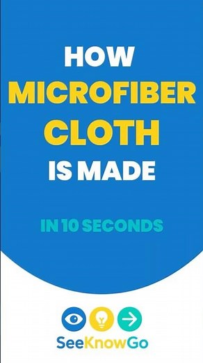 How Microfiber Cloths Are Made in 10 Seconds | SeeKnowGo