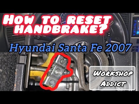 Hyundai Santa Fe 2007 – Handbrake Cable Adjustment | Quick DIY Guide