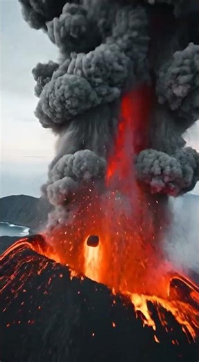 Inside the VOLCANO🌋 #volcanoes #volcano #eruption
