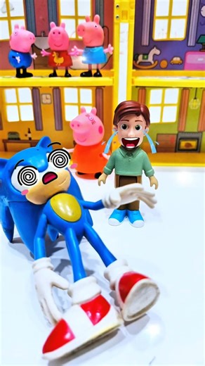 Satisfying unboxing peppa pig videos & sonic cry 😭