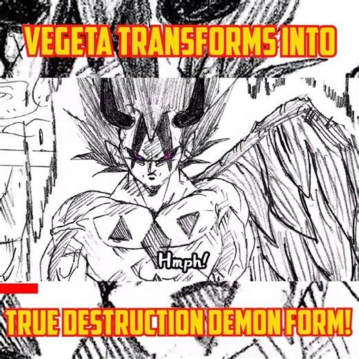 2.9K views · 130 reactions | Vegeta transforms into True Destruction Demon form!  | CALLMEARJ | Facebook