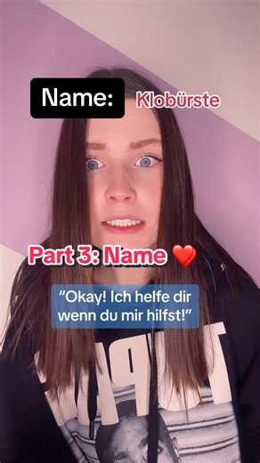 Hochzeitskomödie: Der Name Klobürste ❤️