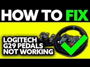 How To FIX Logitech G29 Pedals Not Working (2025) - Step by Step