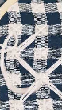 Hand embroidery stitches 🪡 Chicken scratch embroidery, Woven oval #aesthetic #diynstitch #art #diy