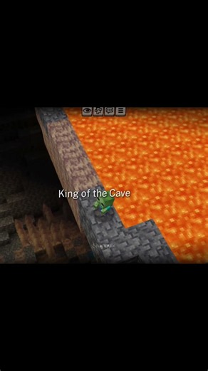 The one and only king of the caves 👑 #shorts #minecraft