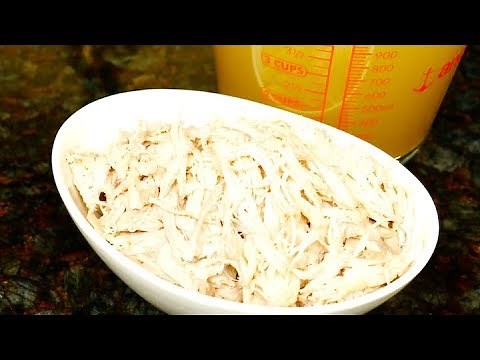 How to Boil and Shred Chicken