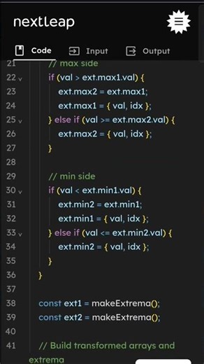 Minimize Maximum Manhattan Distance After Removing One Point — JavaScript Solution | LeetCode Hard
