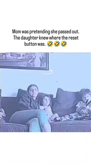 Vishnu Meena on Instagram: "The video depicts a young girl instantly "rebooting" her mother—who pretends to faint on the couch—by poking her chest like a reset button, sparking family laughter in a 30-second clip originally watermarked from Instagram. Reposted by conservative user @Texas_jeep_guy on January 29, 2026, it exploded with 48,000 likes and 6.2 million views, highlighting how wholesome, tech-inspired kid antics transcend political divides. Such moments reflect children's literal applic