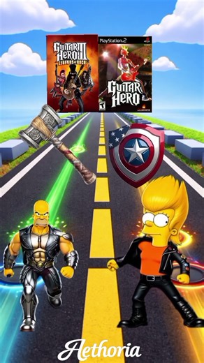 Epic Transformation Homer Hero vs Bart Hero | The Simpsons