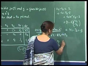 Mod-01 Lec-14 Examples of writing the dual, complementary slackness theorem.