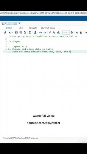 🔥 Learn SAS Programming ⌨️