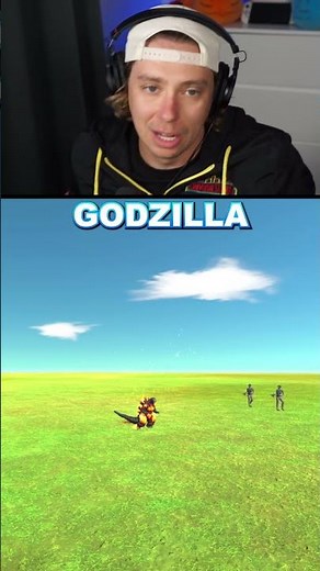 BURNING GODZILLA VS ARMY In ARBS