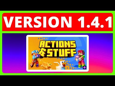 Actions & Stuff 1.4.1 Showcase | How To Download And Install Actions & Stuff (Minecraft Marketplace)