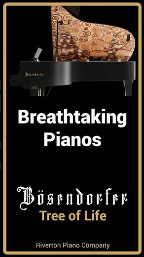 Tree of Life Piano by Bosendorfer | Designer Piano #TreeofLife #GustavKlimt #grandpiano #Bosendorfer