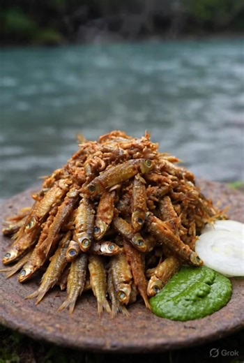 Ultra Crispy Tiny Fish Fry 🐟🔥 | Small Fish Big Crunch!