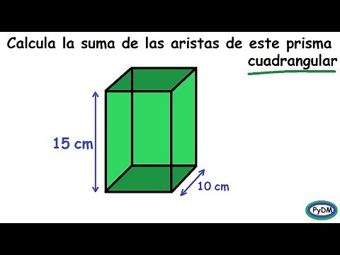 "Perímetro" de un Prisma Cuadrangular (Suma de aristas)